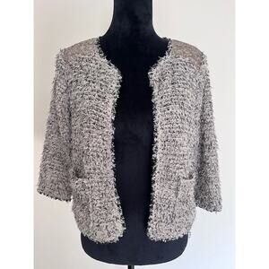 Willow & Clay gray Cardigan 3/4 sleeves size L